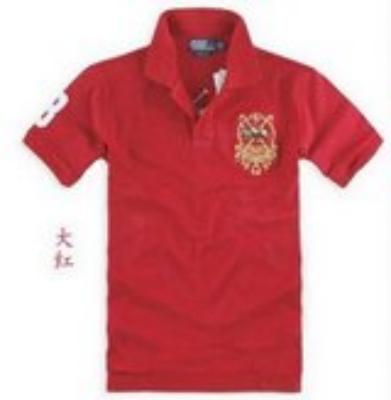 Ralph Lauren Men Polo shirt-short sleeve redNo.626